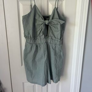One Clothing Sage Green Romper